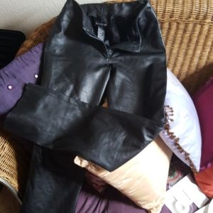 Womens' Bebe Leather Pants